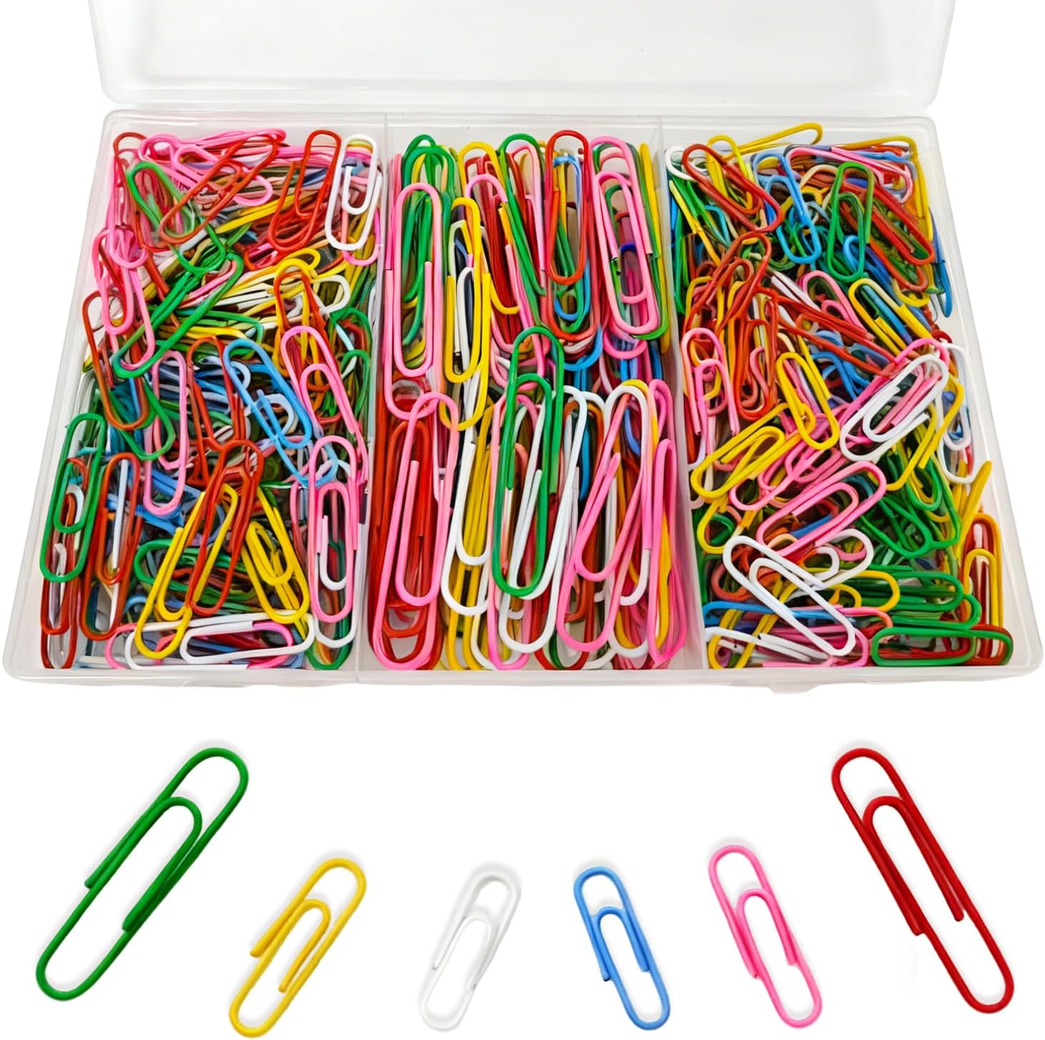 Binder Clip Assorted - Paper Clips,400 Pack Small Medium and