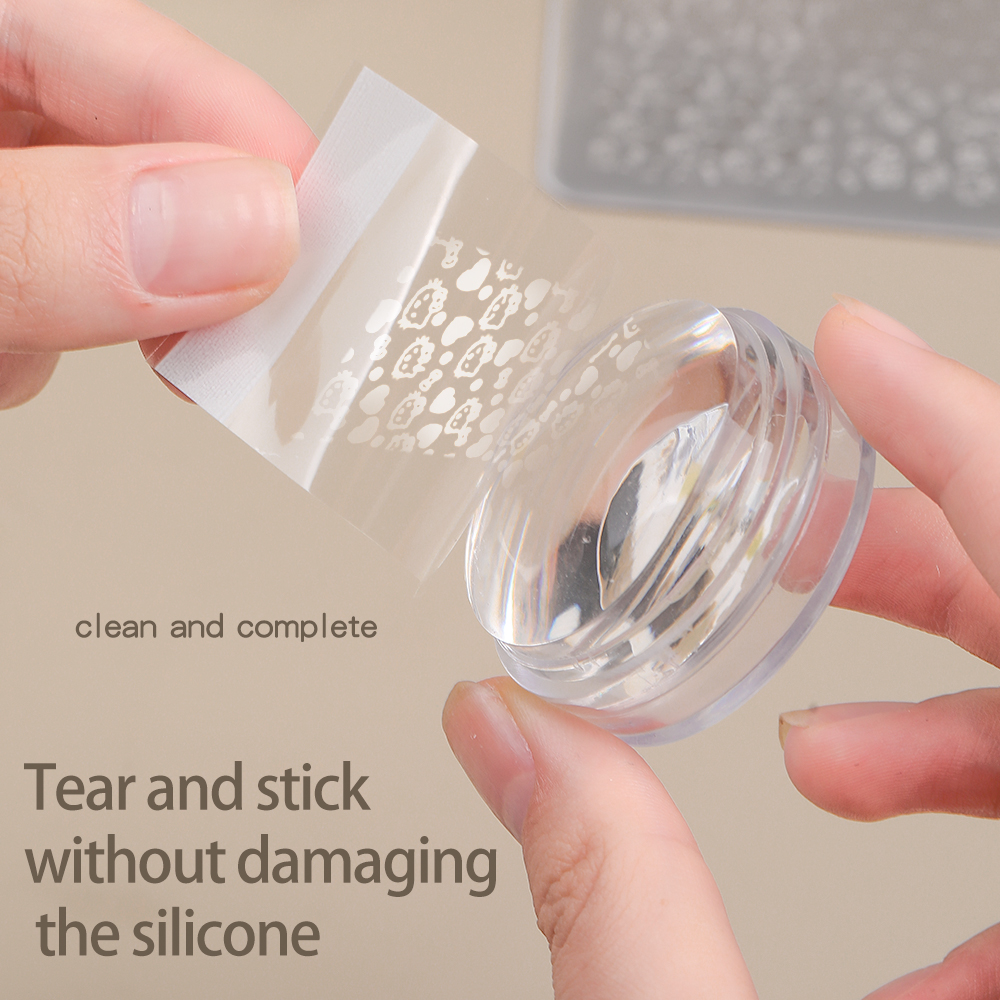 Correction Tape Roller - 300pcs Nail Stamp Cleaner Sheets Fast-Dissolving