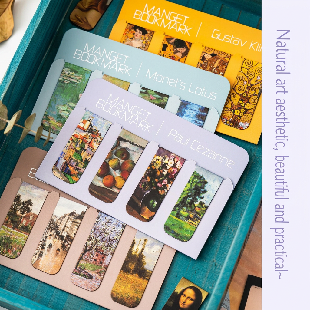 4pcs Artistic Magnetic Bookmar - مراجعة Paperclip Magnetic Set وسعره