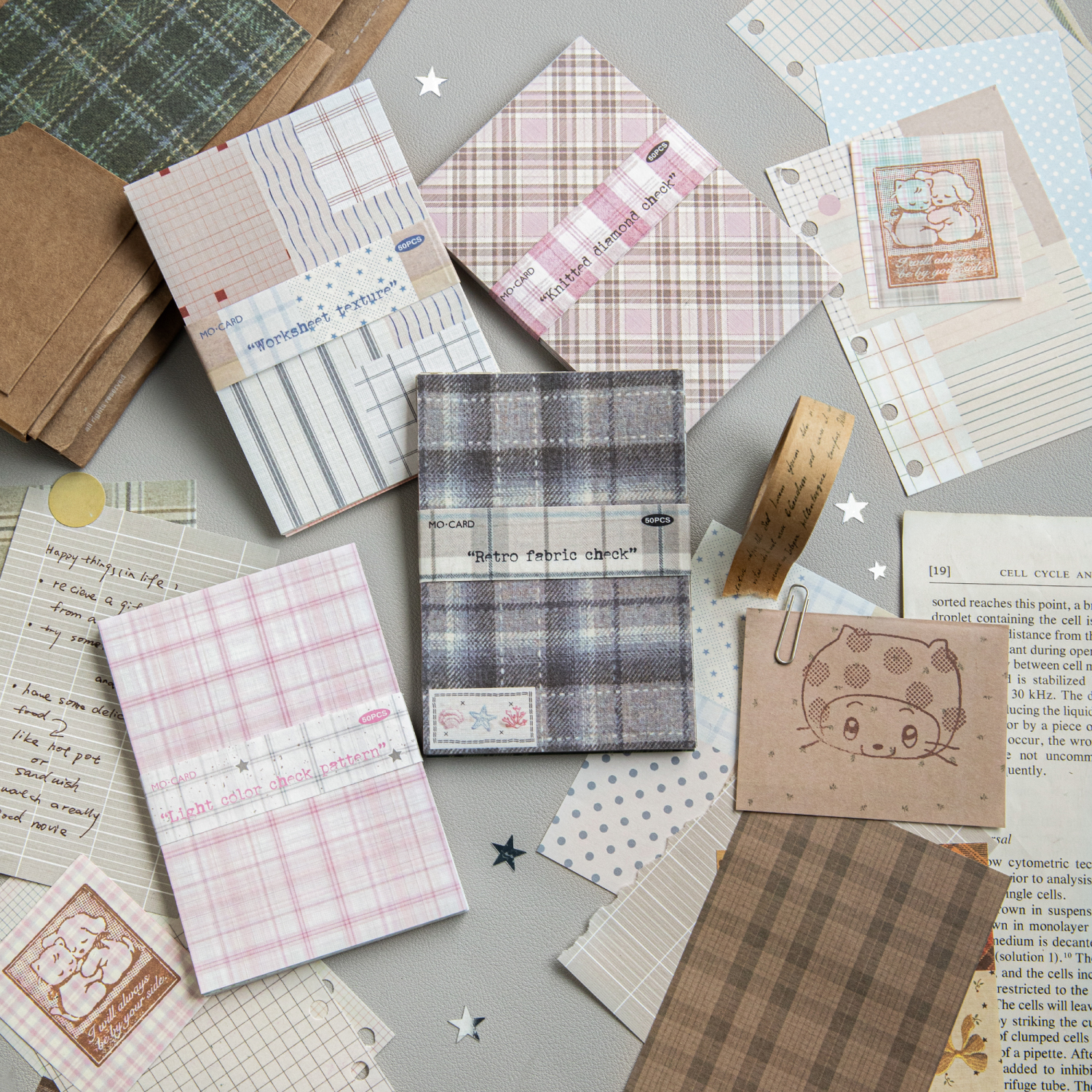 Journal GO 50pcs Kawaii Plaid  - مراجعة Graph Paper Pad وسعره