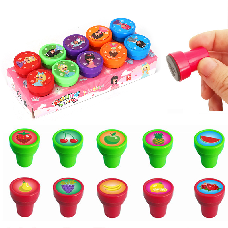 10pcs/box Assorted Stamps Self - مراجعة Self Inking Stamp وسعره