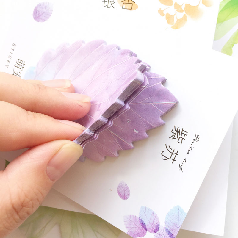 30 Pcs Leaf Sticky notes Plann - مراجعة Office Stationery Supply List وسعره