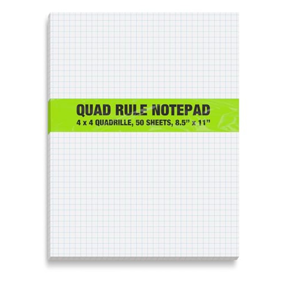 Graph Paper Pad 8.5 x 11 50 Sh - مراجعة Graph Paper Pad وسعره