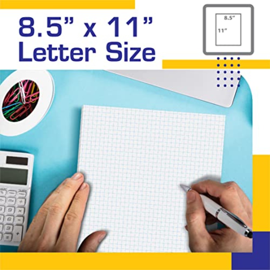 Graph Paper Pad 8.5 x 11 50 Sh - مراجعة Graph Paper Pad وسعره