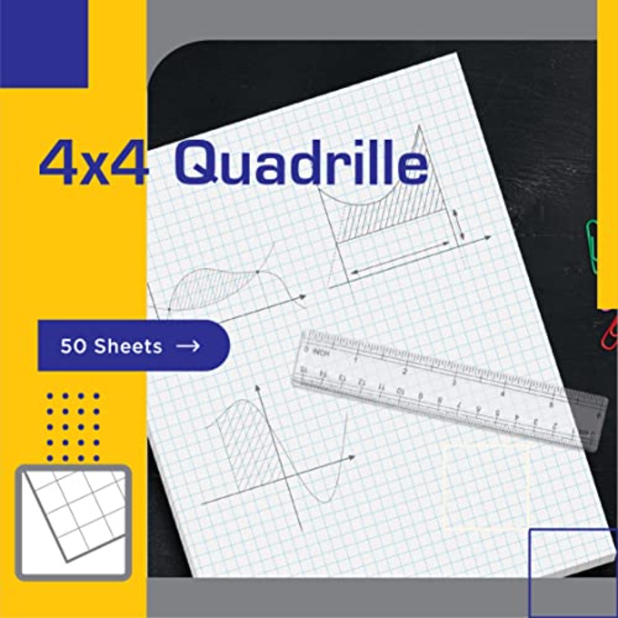 Graph Paper Pad 8.5 x 11 50 Sh - مراجعة Graph Paper Pad وسعره