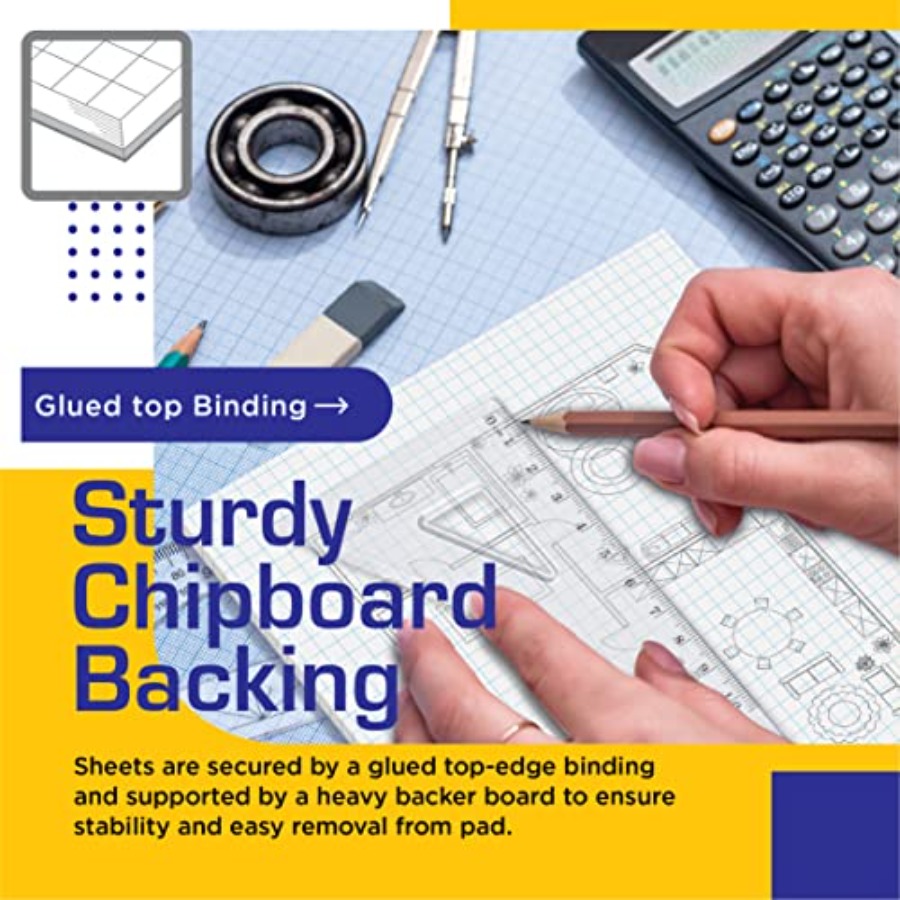 Graph Paper Pad 8.5 x 11 50 Sh - مراجعة Graph Paper Pad وسعره