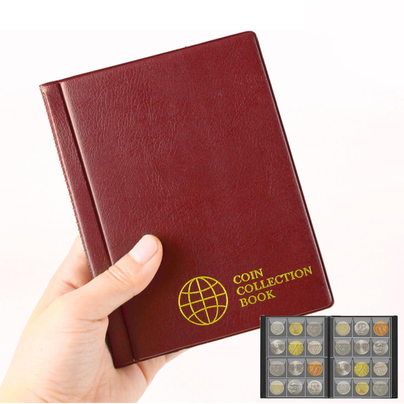 120 Pocket Coin Collecting Boo - مراجعة Binding Comb Plastic وسعره