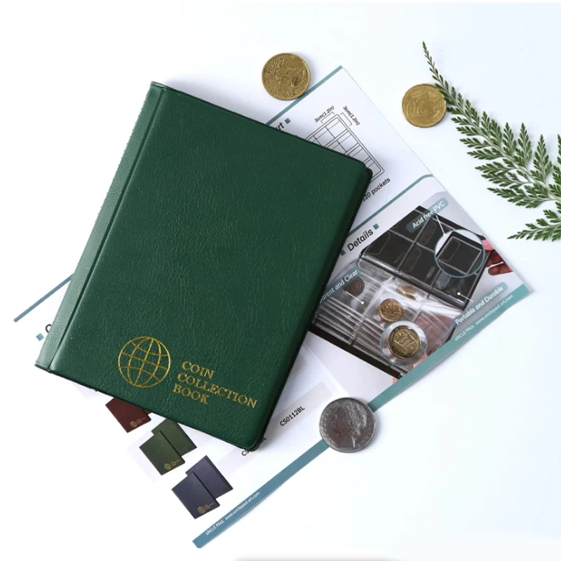 120 Pocket Coin Collecting Boo - مراجعة Binding Comb Plastic وسعره
