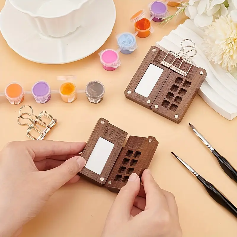 Portable Watercolor Set Travel - مراجعة Binder Clip Assorted وسعره