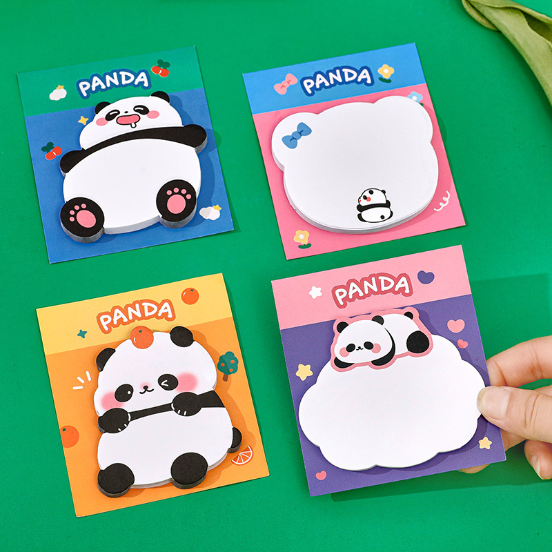 4 Pcs/lot Chubby Panda Cartoon - مراجعة Office Stationery Supply List وسعره