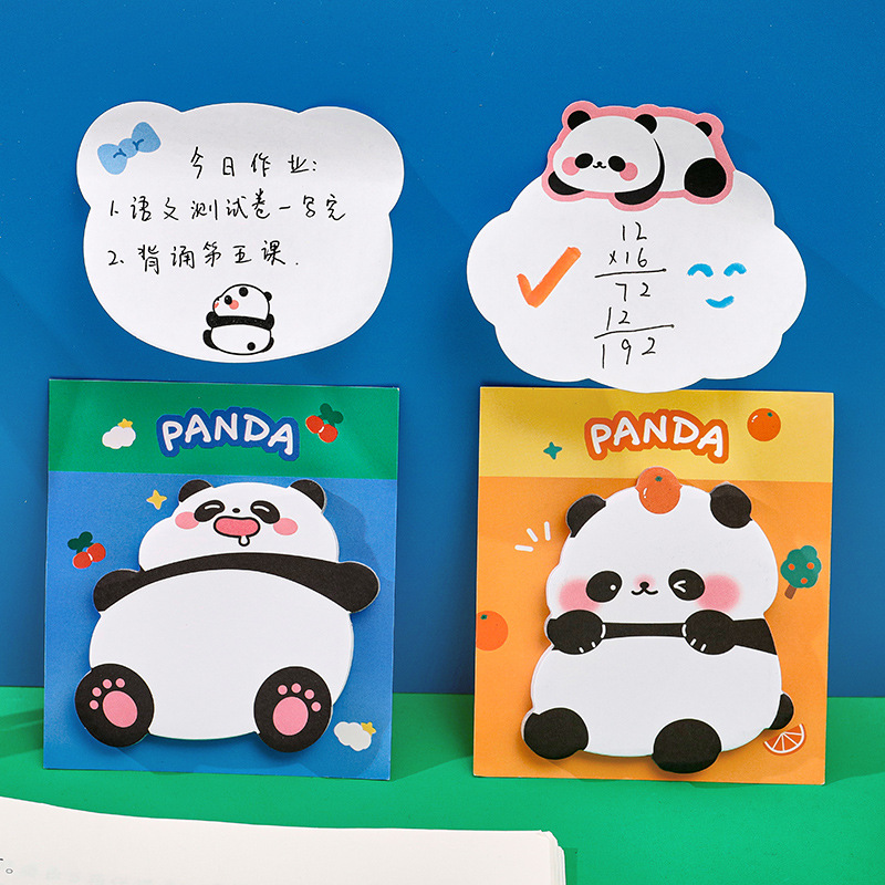 4 Pcs/lot Chubby Panda Cartoon - مراجعة Office Stationery Supply List وسعره