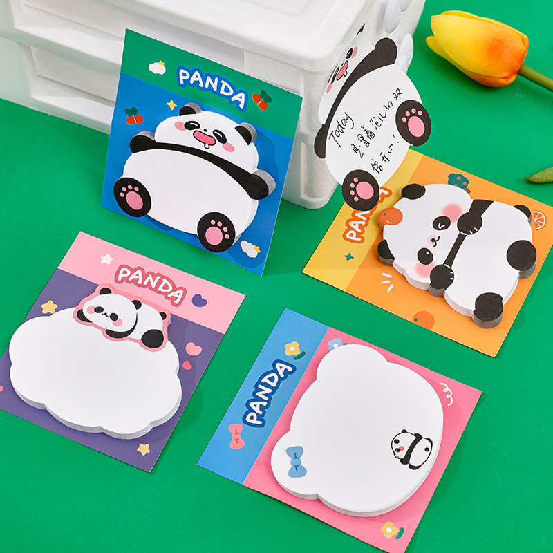 4 Pcs/lot Chubby Panda Cartoon - مراجعة Office Stationery Supply List وسعره