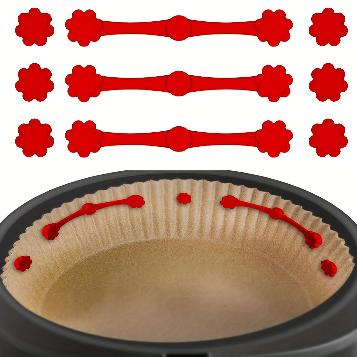 Air Fryer Magnet Silicone Buck - مراجعة Paperclip Magnetic Set وسعره