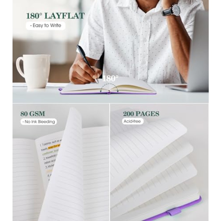 Lined Journal Notebook for Wom - مراجعة Journal Leather Hardcover وسعره