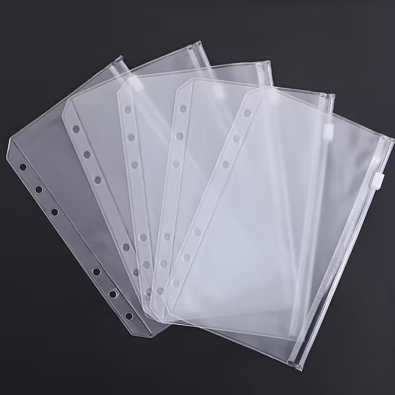 A5/A6/A7 Binder Pockets Binder - مراجعة Portfolio Folder Zip وسعره