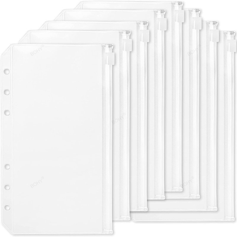 A5/A6/A7 Binder Pockets Binder - مراجعة Portfolio Folder Zip وسعره