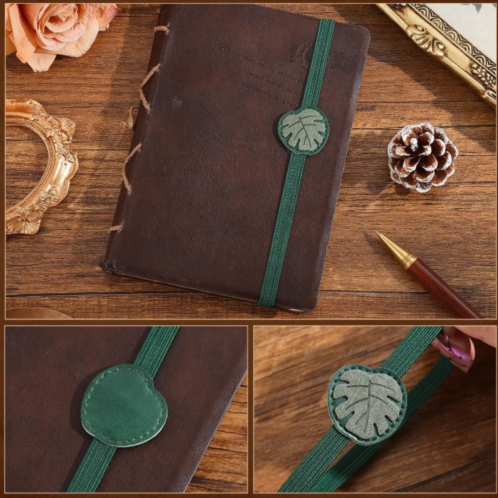 Vintage Elastic Bands Leather  - مراجعة Journal Leather Hardcover وسعره