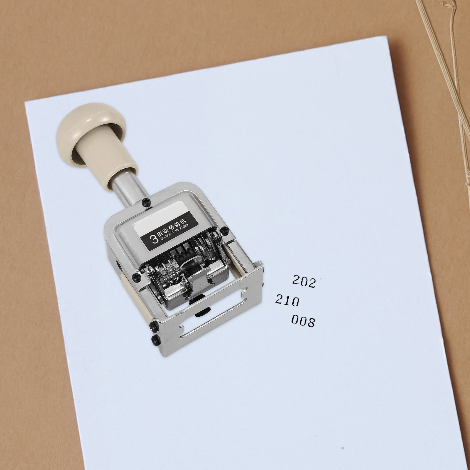 Automatic Number Stamp Portabl - مراجعة Self Inking Stamp وسعره