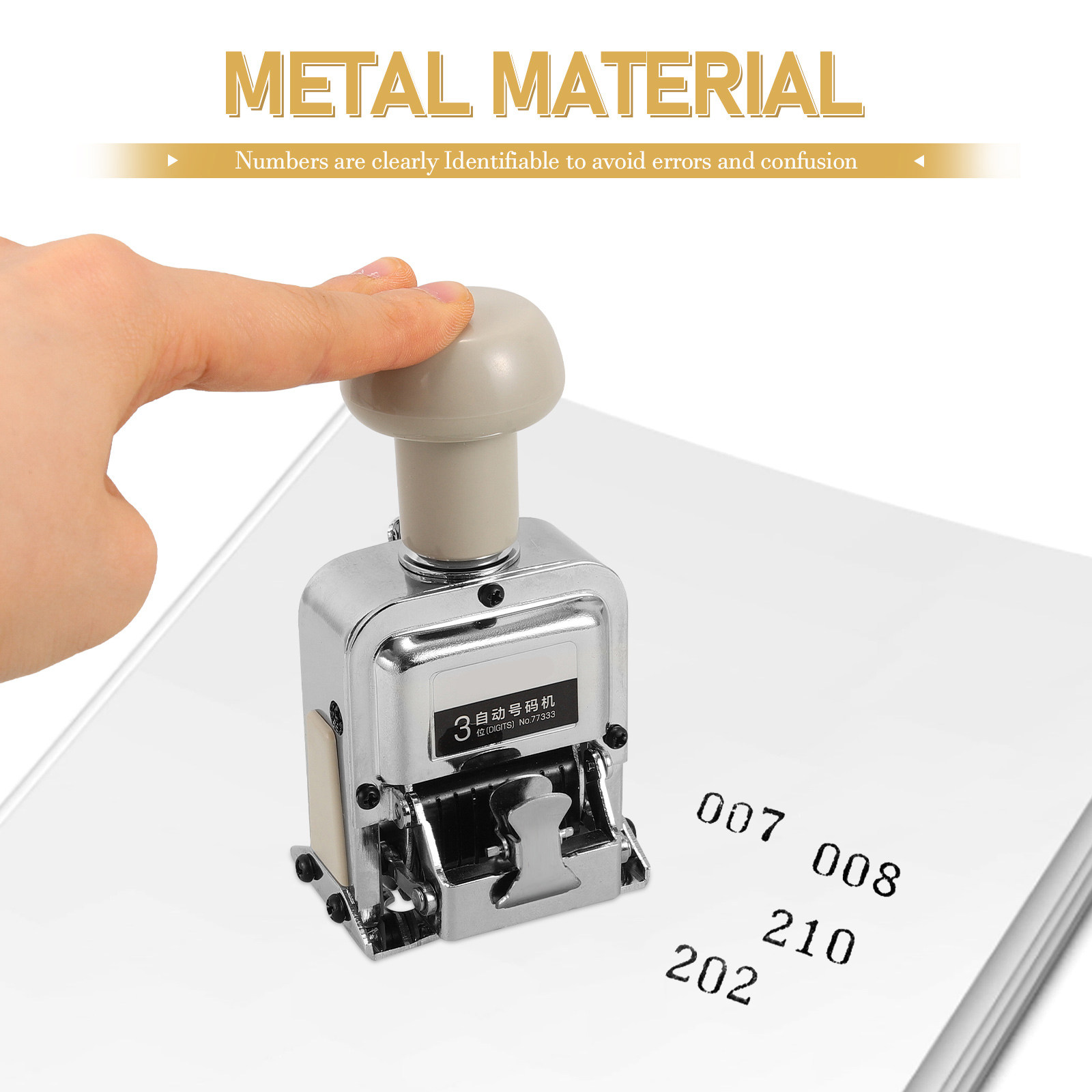 Automatic Number Stamp Portabl - مراجعة Self Inking Stamp وسعره