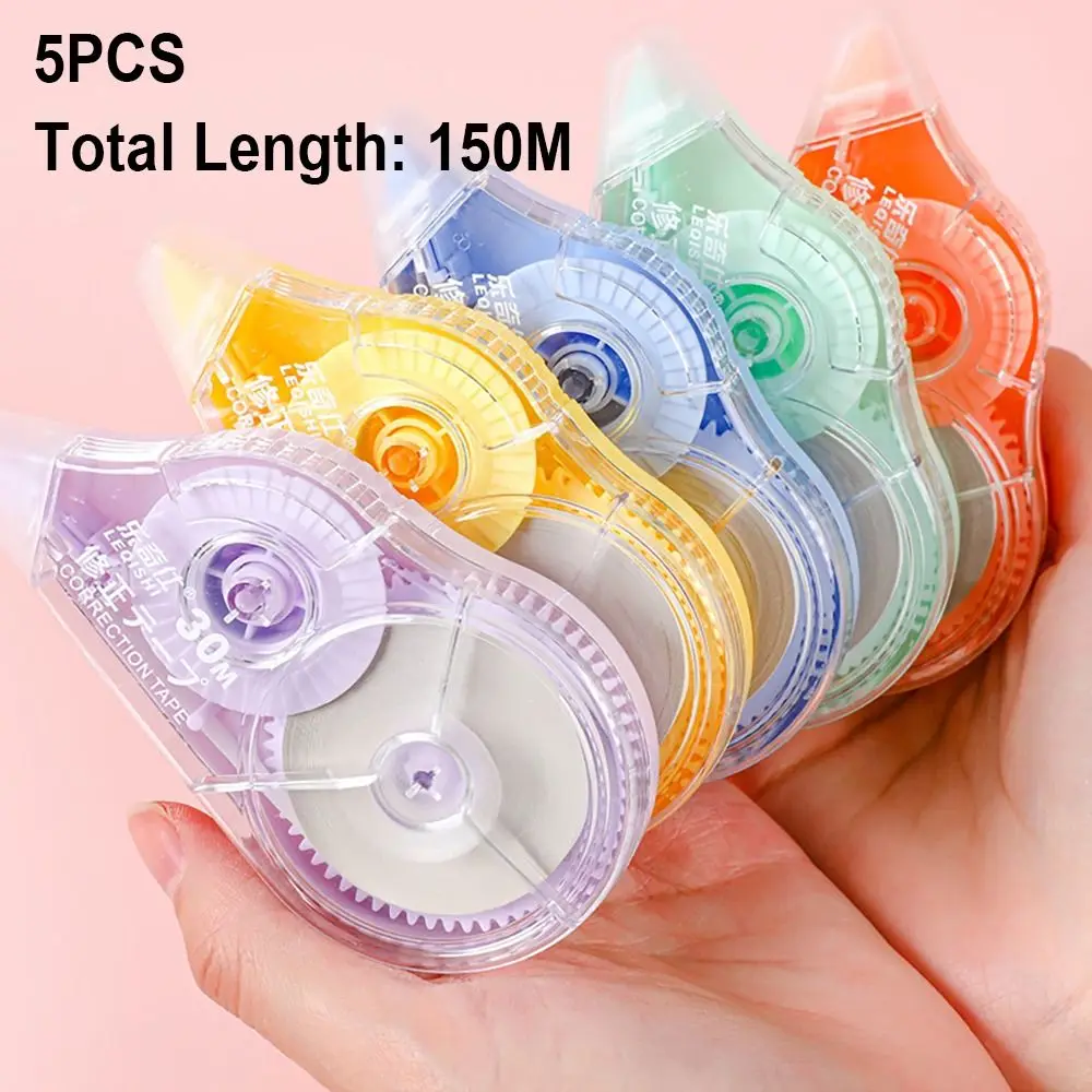 5pcs/Set Office Supplies Corre - مراجعة Correction Tape Roller وسعره