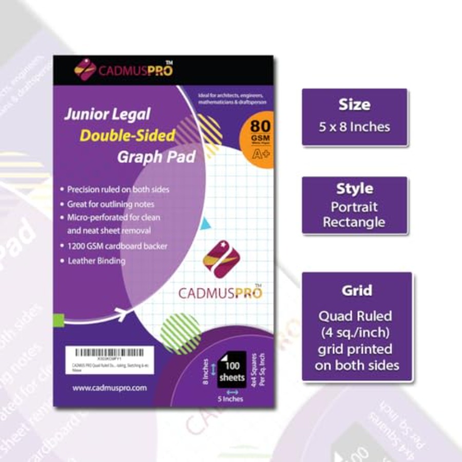 Graph Paper Pad 5x8 Inch/ Inch - مراجعة Graph Paper Pad وسعره