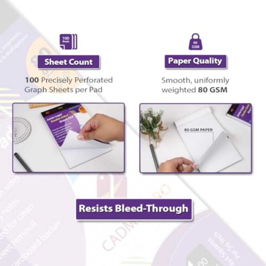 Graph Paper Pad 5x8 Inch/ Inch - مراجعة Graph Paper Pad وسعره