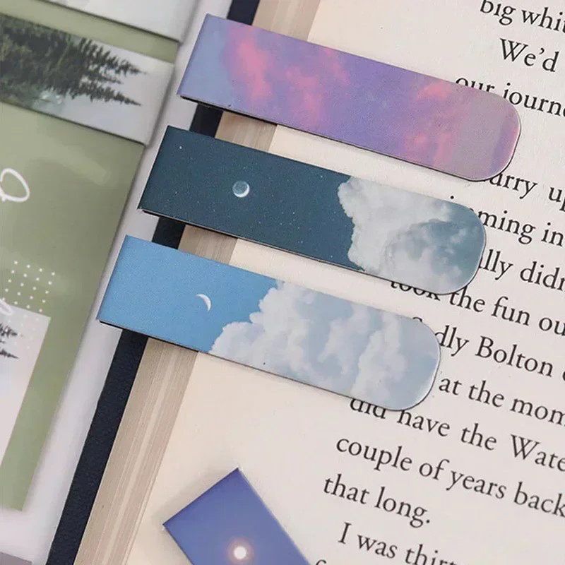 2Pcs/Set Landscape Themed Magn - مراجعة Paperclip Magnetic Set وسعره