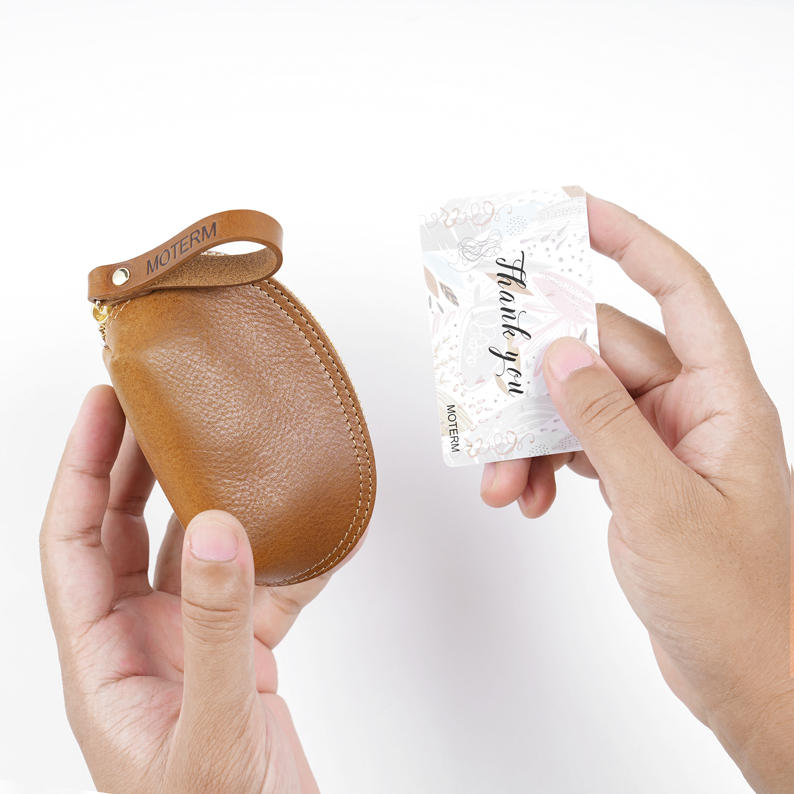 Moterm Mini Coin Pouch with Zi - مراجعة Tan Stationery & Office Supply وسعره