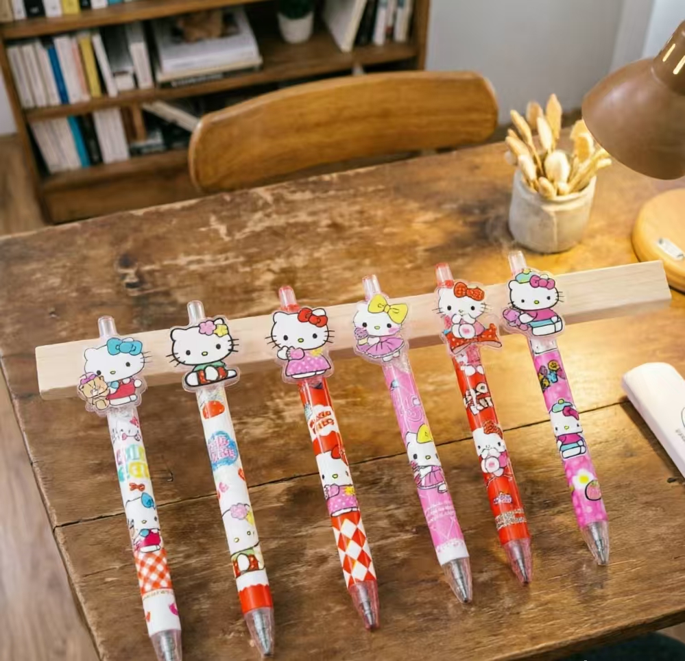 Cute Hello Kitty Gel Pen 0.5mm - مراجعة Stationery Warehouse وسعره