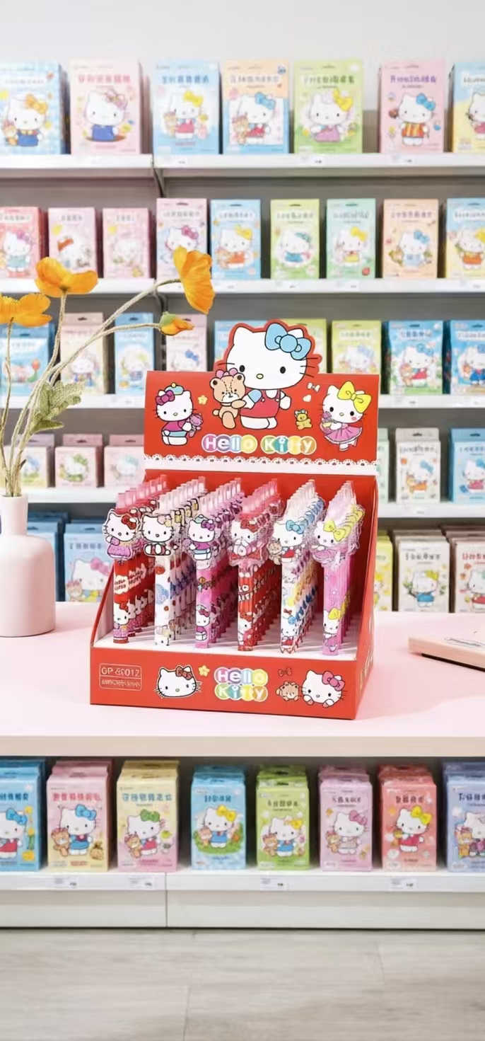 Cute Hello Kitty Gel Pen 0.5mm - مراجعة Stationery Warehouse وسعره