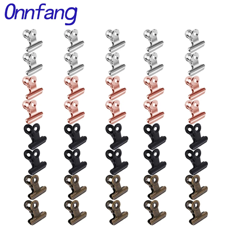 40/20PCS  Set Mini 21x23mm Met - مراجعة Binder Clip Assorted وسعره