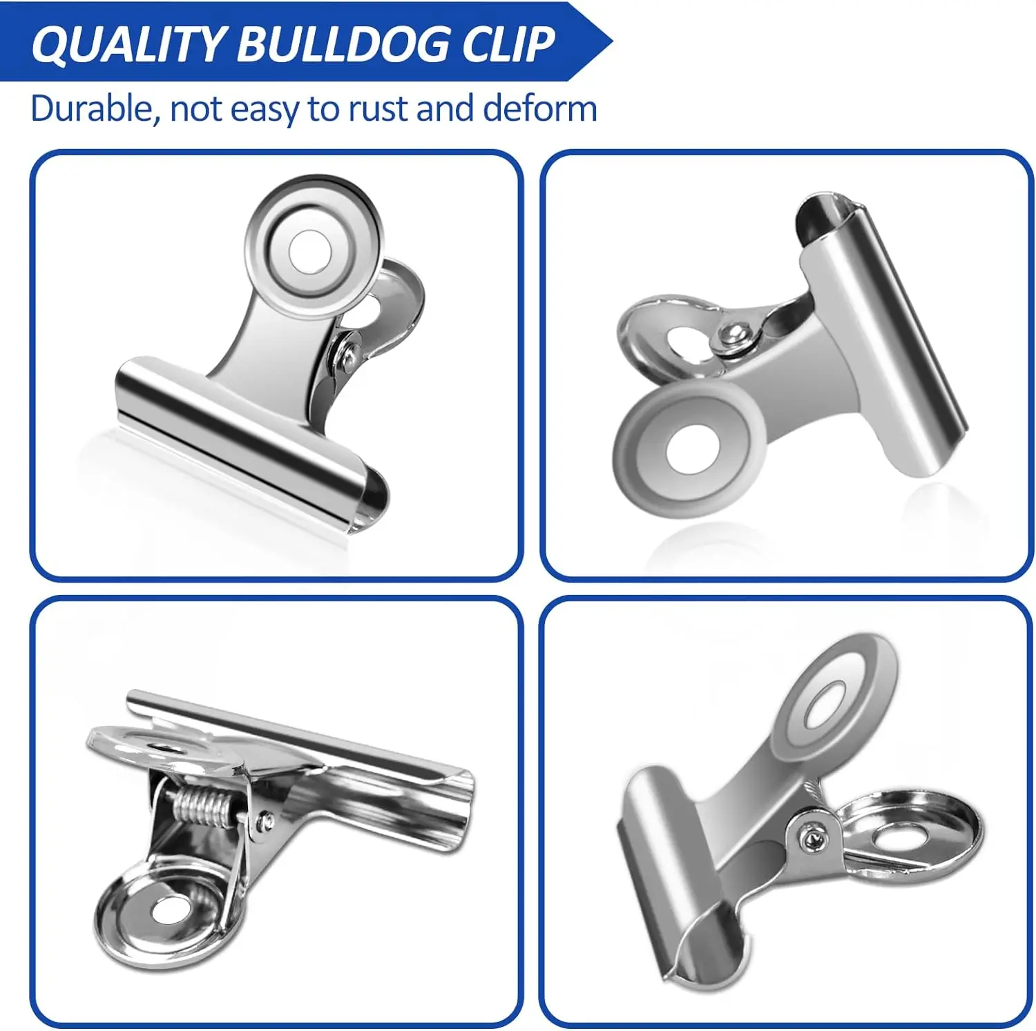 40/20PCS  Set Mini 21x23mm Met - مراجعة Binder Clip Assorted وسعره