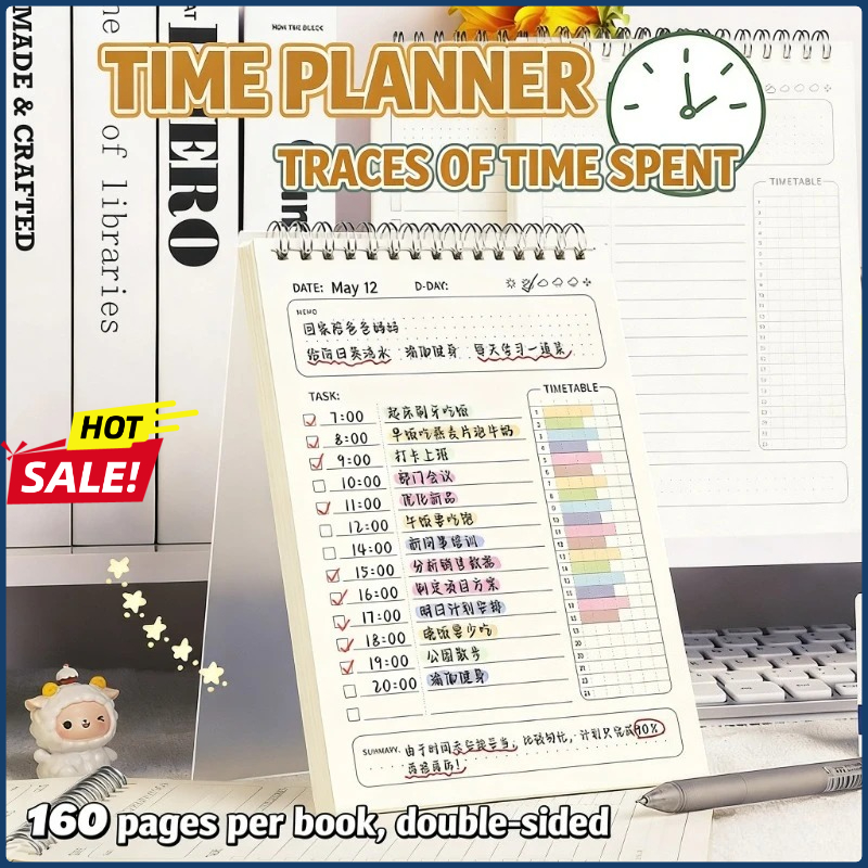2PCS Planner Agenda Spiral A5  - مراجعة Office Stationery Supply List وسعره