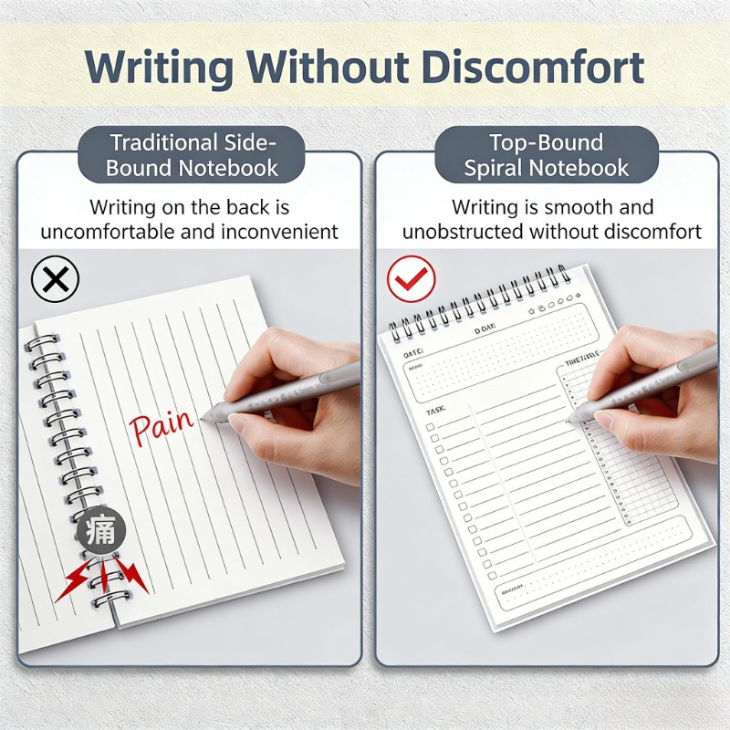 2PCS Planner Agenda Spiral A5  - مراجعة Office Stationery Supply List وسعره