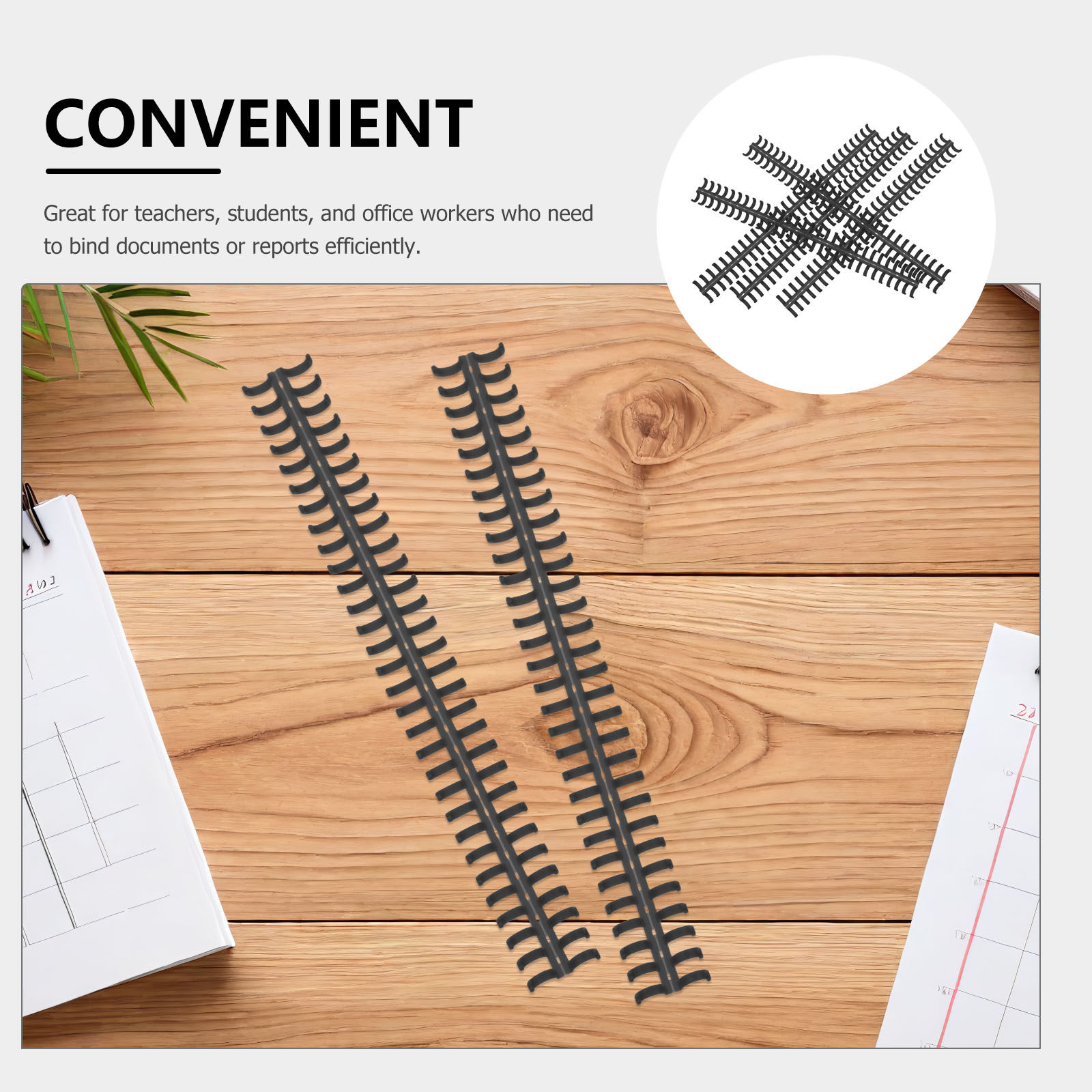 20Pcs Notebook Binding Rings S - مراجعة Binding Comb Plastic وسعره