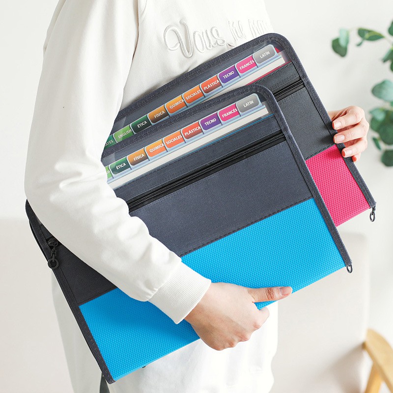 Accordion File Organizer with  - مراجعة Portfolio Folder Zip وسعره