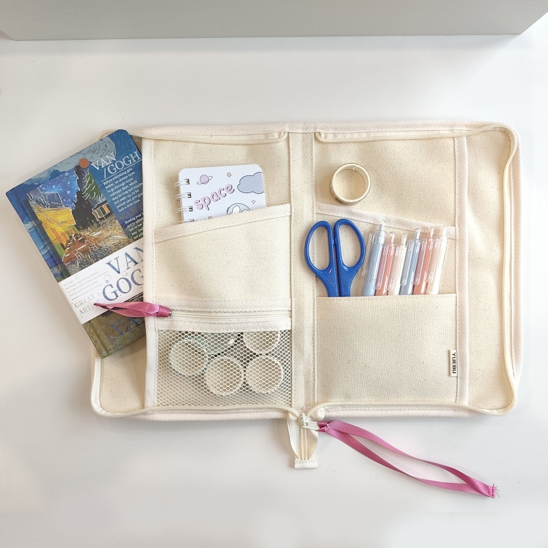 Large Capacity Canvas Planner  - مراجعة Portfolio Folder Zip وسعره