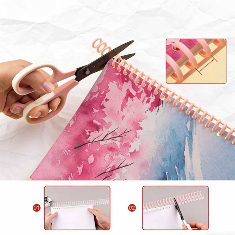 A4 Plastic 30-Hole Loose Leaf  - مراجعة Binding Comb Plastic وسعره