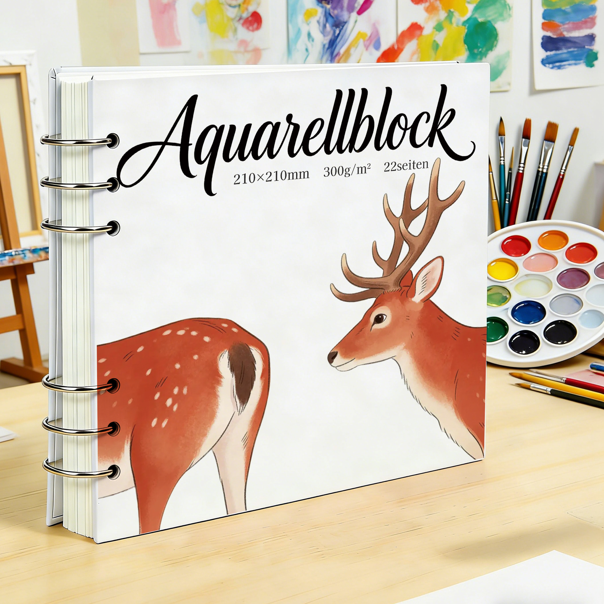 210x210mm 300GSM Heavy Rough T - مراجعة Art Sketchbook Ring وسعره