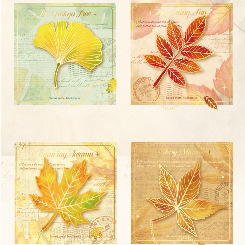 Metal Leaves Bronzing Bookmark - مراجعة Stationery And Office Supply Chain وسعره
