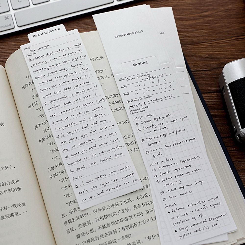Kawaii Bookmark Type Note Pape - مراجعة Graph Paper Pad وسعره