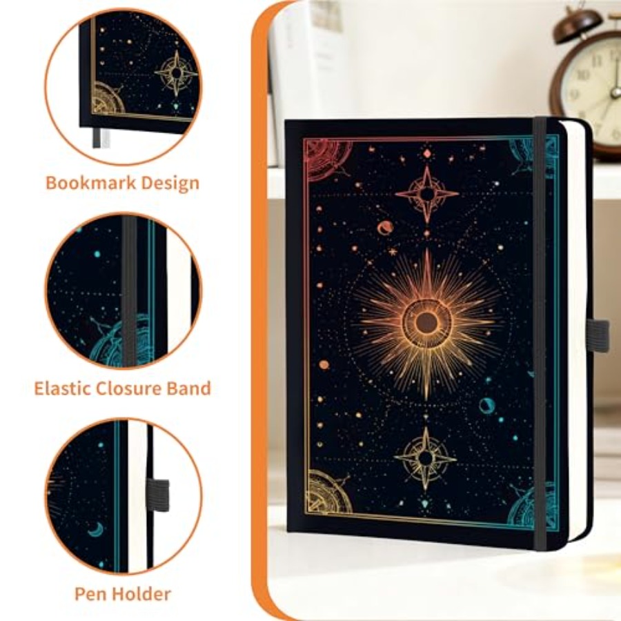Lined Journal Notebook for Wom - مراجعة Journal Leather Hardcover وسعره