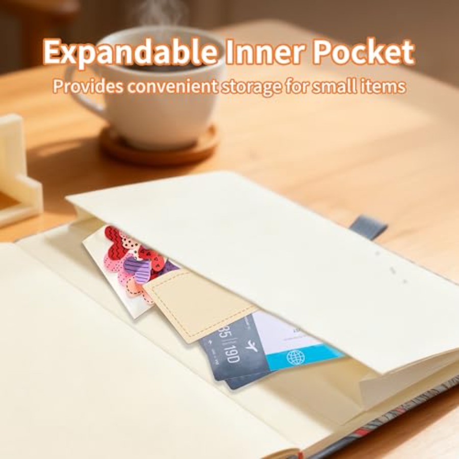 Lined Journal Notebook for Wom - مراجعة Journal Leather Hardcover وسعره