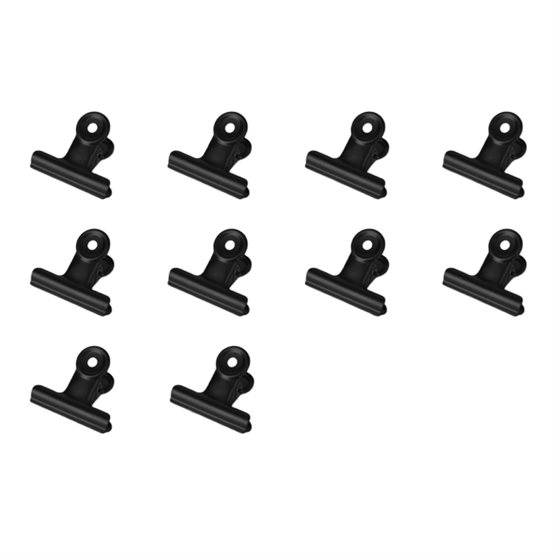 A25F-Metal Paper Clip 10PCS 50 - مراجعة Binder Clip Assorted وسعره