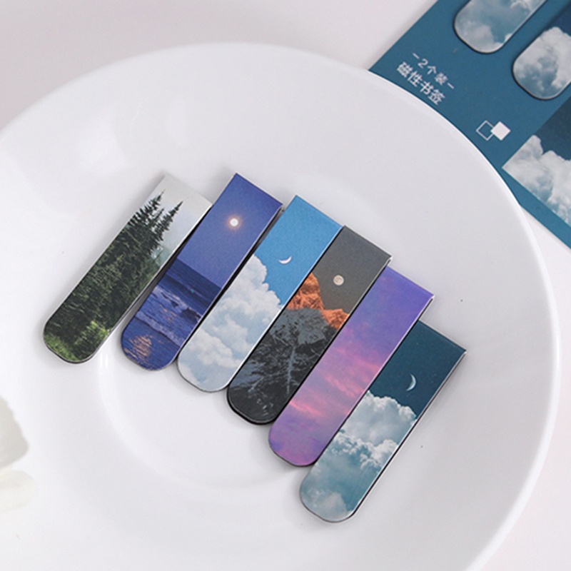 2Pcs/Set Magnetic Bookmarks Be - مراجعة Paperclip Magnetic Set وسعره