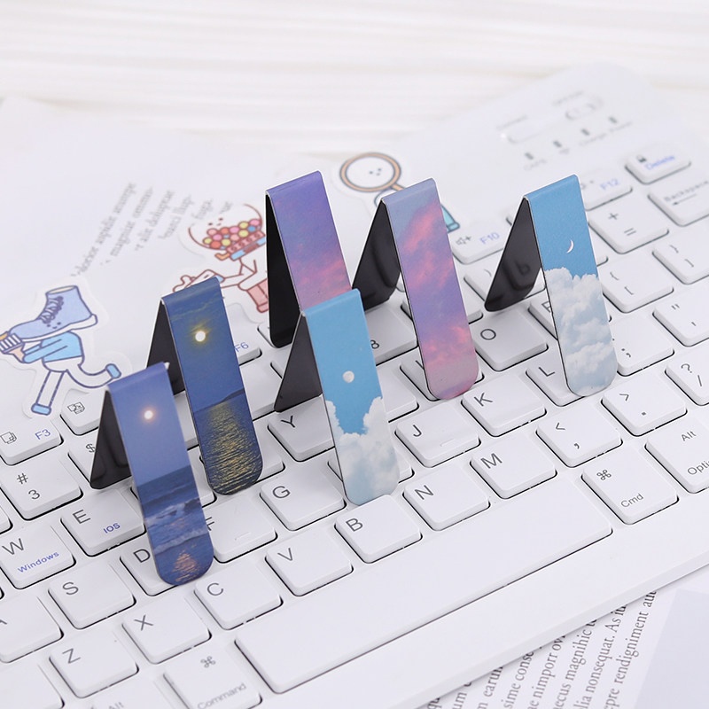 2Pcs/Set Magnetic Bookmarks Be - مراجعة Paperclip Magnetic Set وسعره