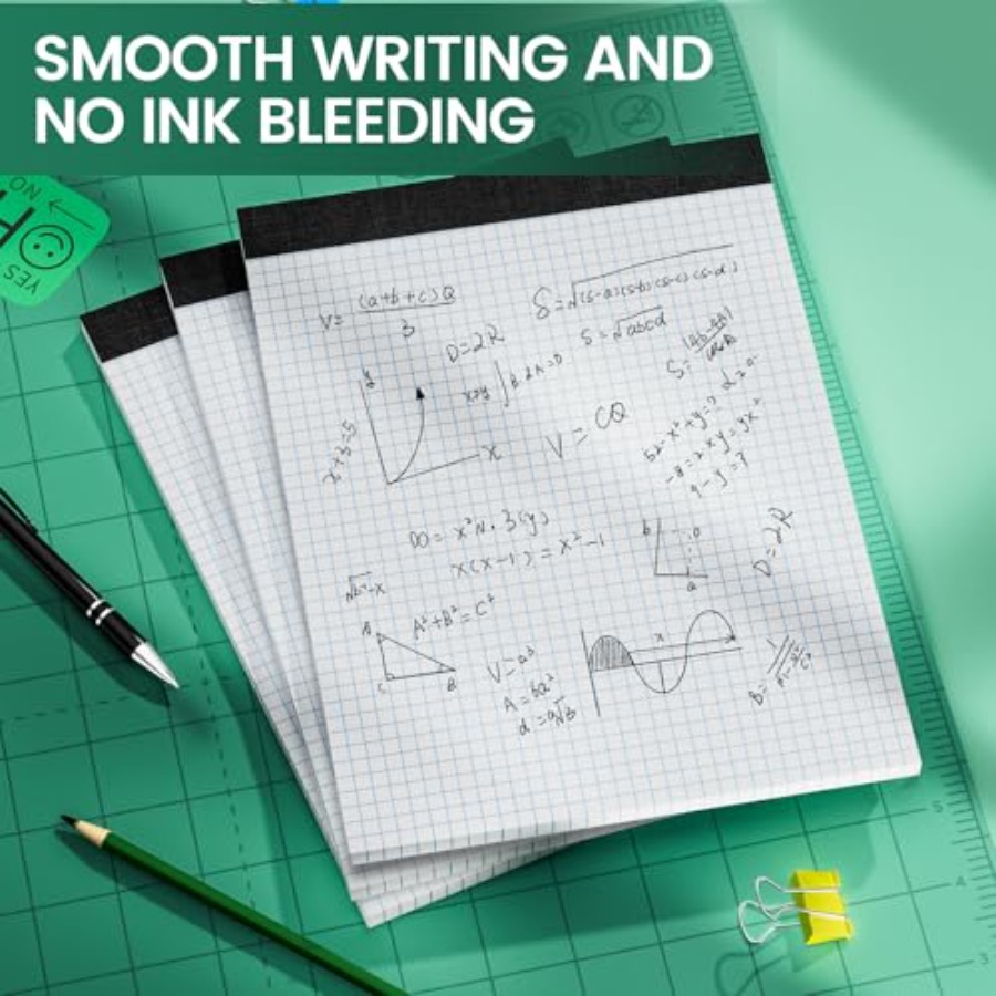 Graph Paper 8.5 X 11,,4x4 Quad - مراجعة Graph Paper Pad وسعره