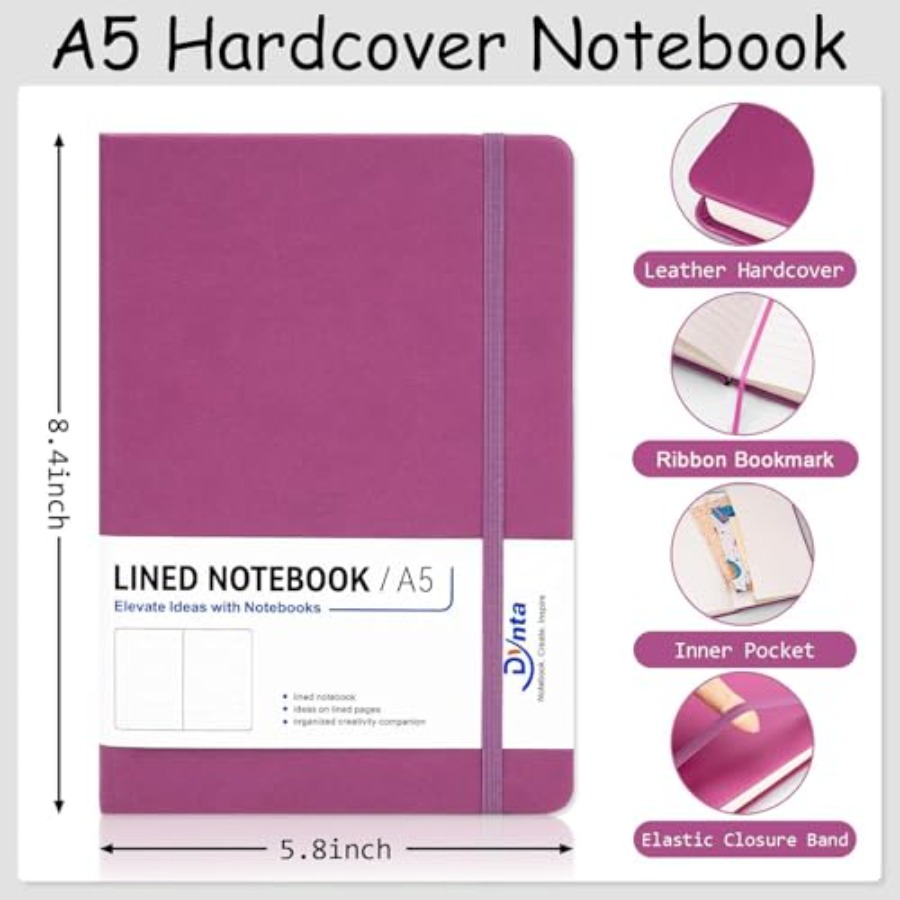 20 Pack Hardcover Leather Jour - مراجعة Journal Leather Hardcover وسعره