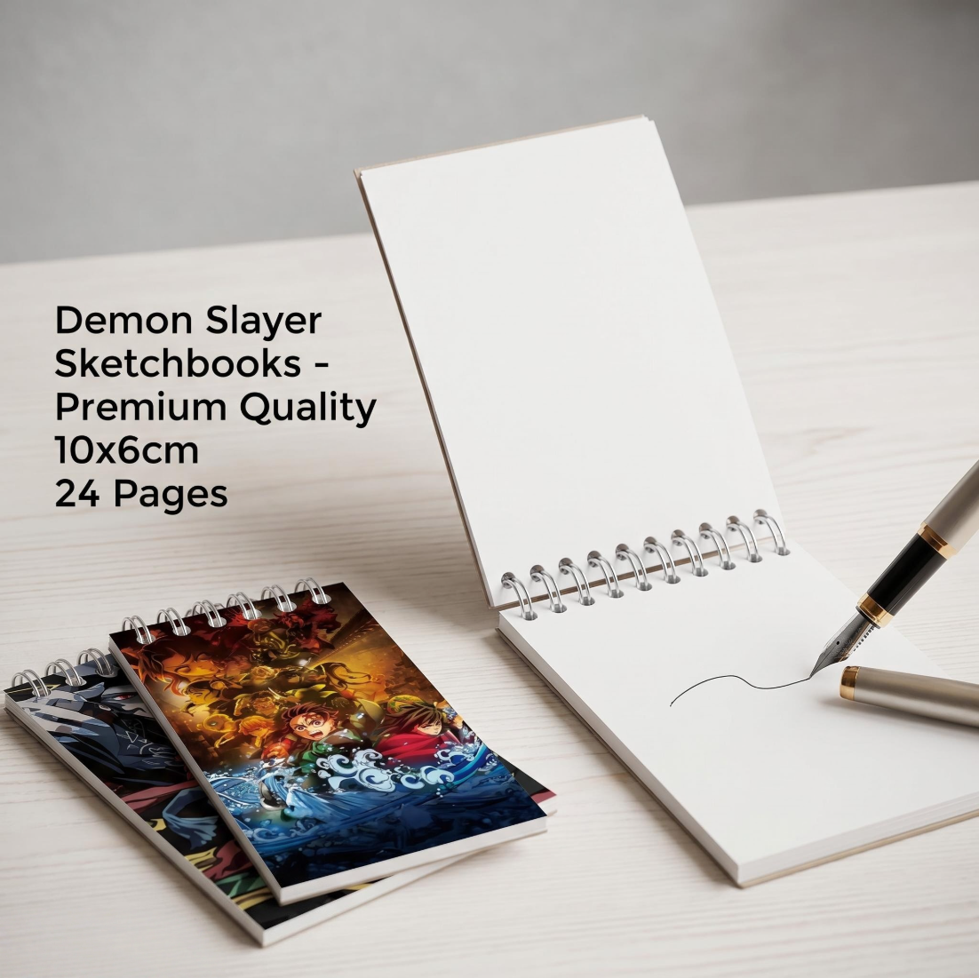 10PCS Demon Slayer Notepads. S - مراجعة Stationery Warehouse وسعره