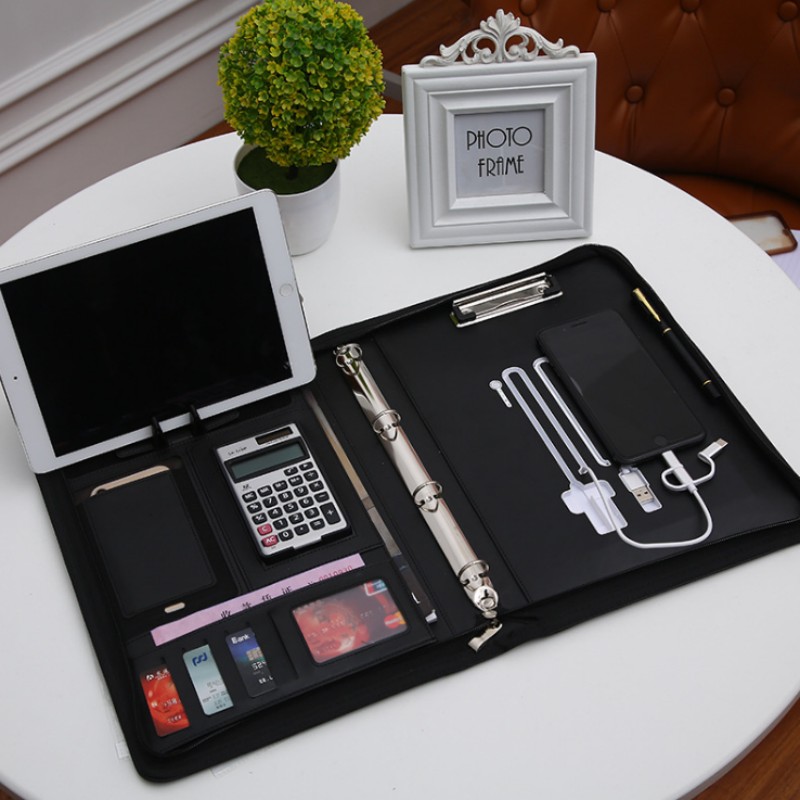 Multifunctional A4 Conference  - مراجعة Portfolio Folder Zip وسعره